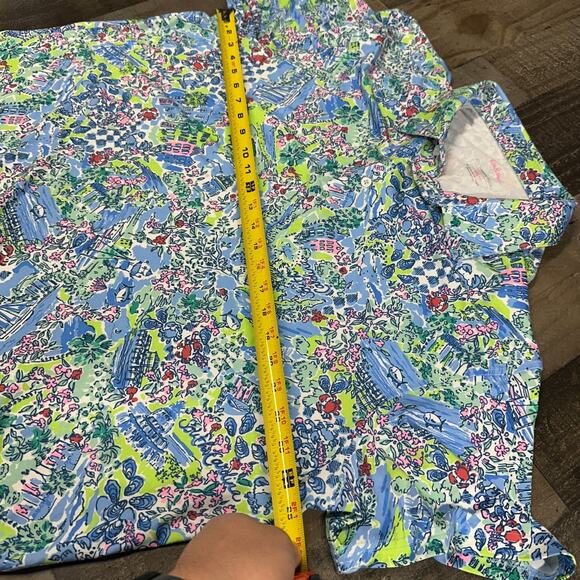 Lilly Pulitzer Southern Tide Ryder Polo Shirt Mens XXL Colorful Bright - Picture 5 of 12